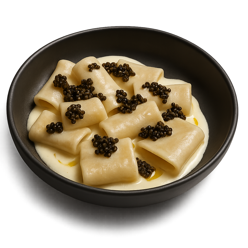 Ravioli with Caviar